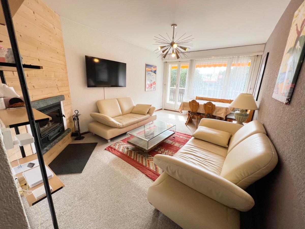 Bel Appartement 3 Pieces Au Pied Des Pistes De Ski Crans-Montana Zewnętrze zdjęcie