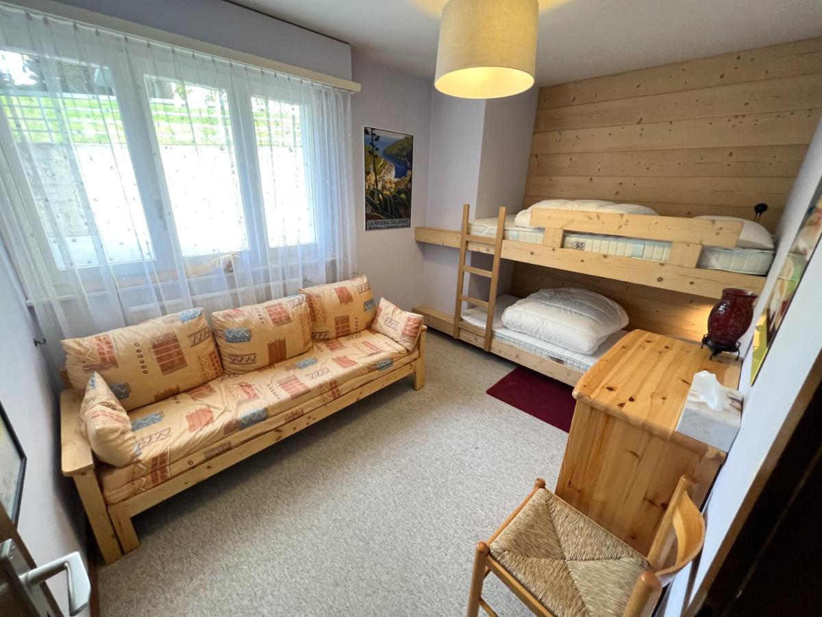 Bel Appartement 3 Pieces Au Pied Des Pistes De Ski Crans-Montana Zewnętrze zdjęcie